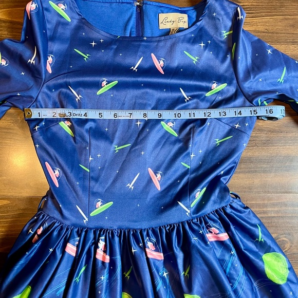 Lindy Bop Space Dog Dress - Picture 4 of 6